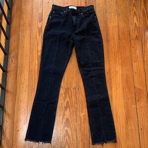 Abercrombie The Skinny High Rise Front Slit Jean